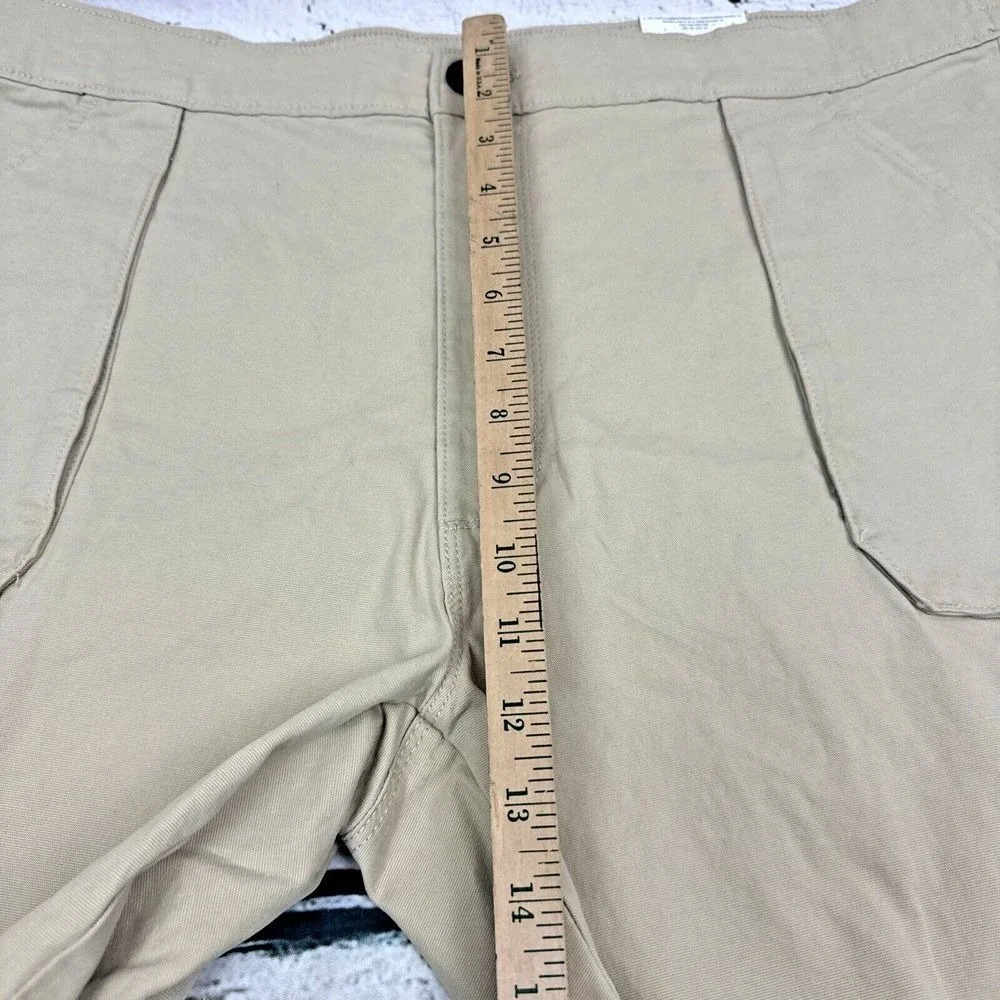 St. John's Bay Men's Khaki Front Pocket Cotton Blend 🆕 Shorts [Size 42] New‎